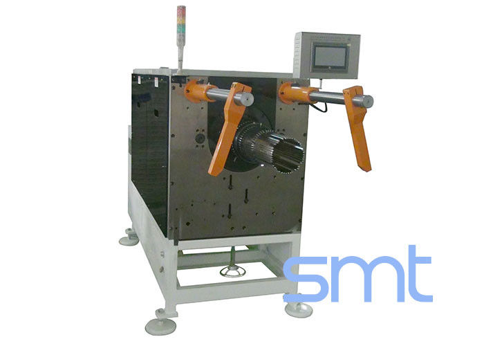 Automatic Servo System Wedge Inserting Machine Stator Coil SMT-QX10 , Orange color